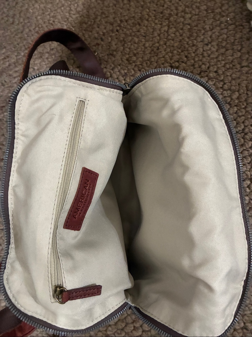 Chestnut Leather Backpack - Picture 4 of 4